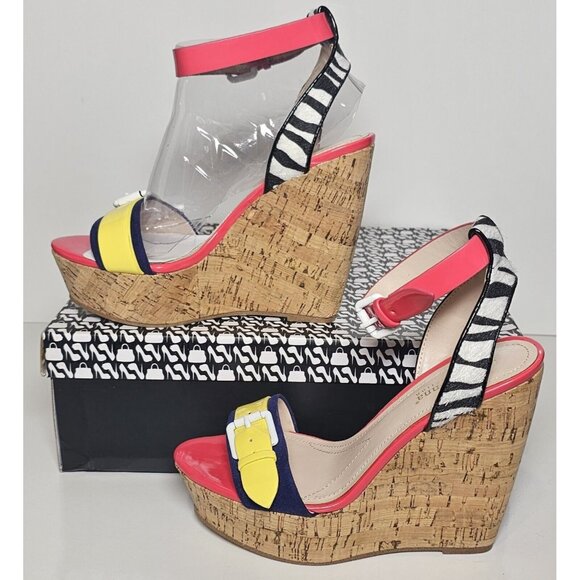 PRIMADONNA COLLECTION Women Euro Size Zebra 4.5 INCH HEEL New Corallo 09830 - Picture 1 of 12